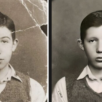 photo restoration before after